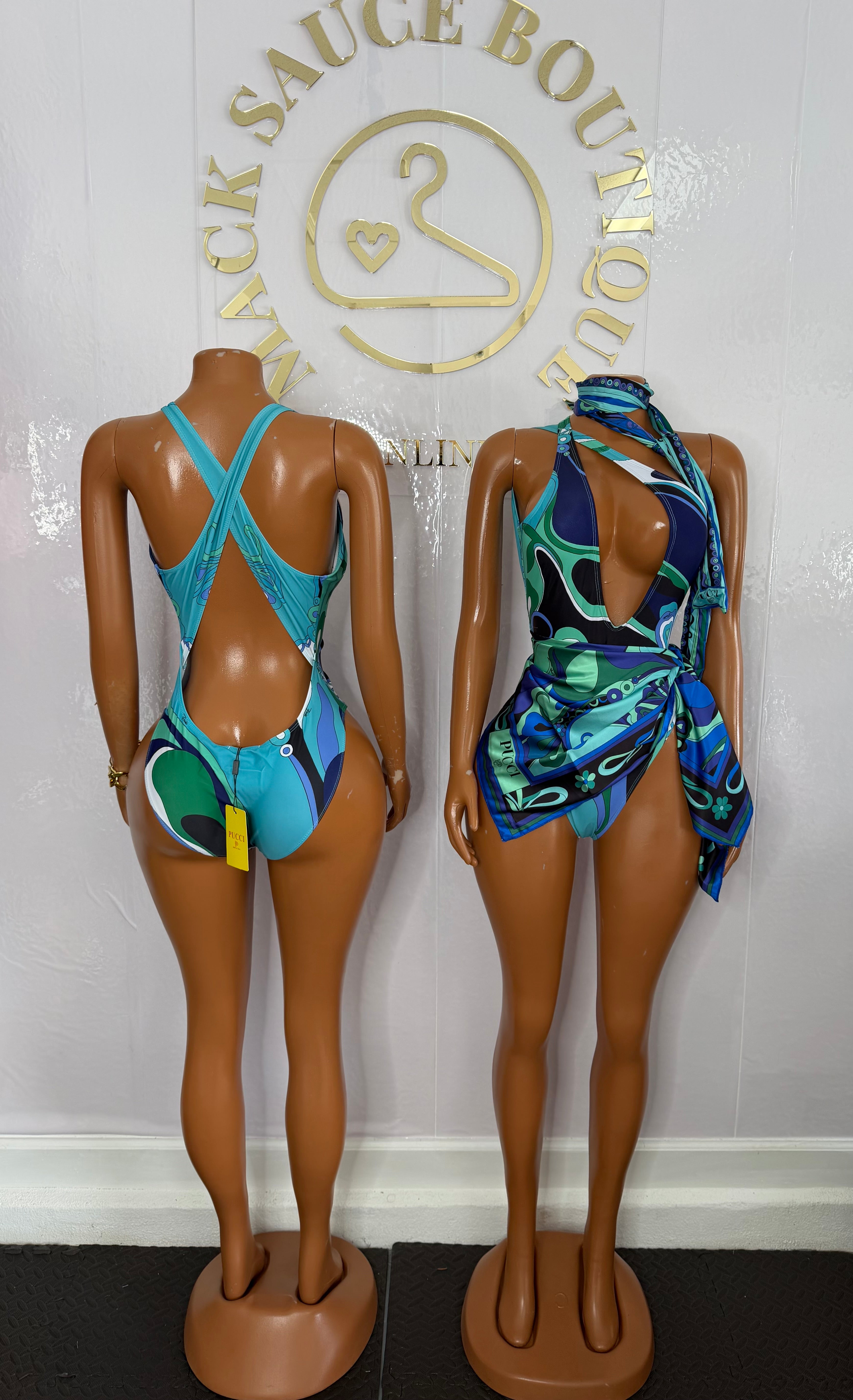 Azure Muse One-Piece 3pc Set