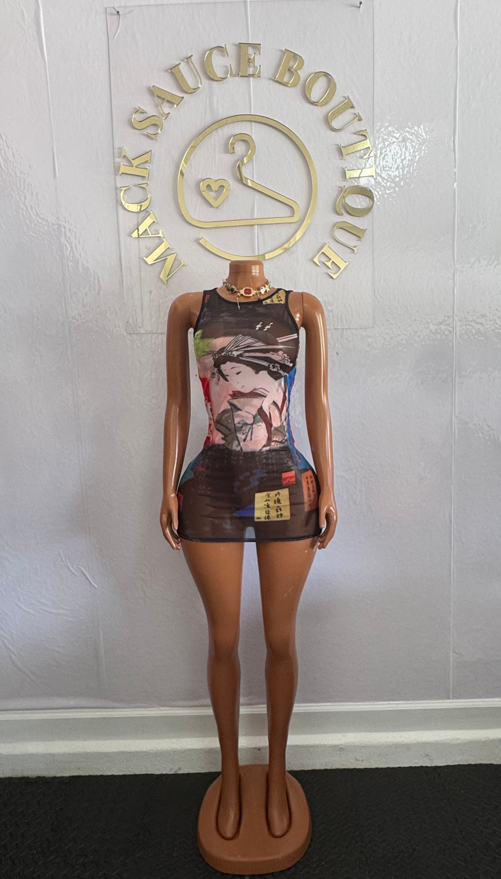 TOKYO TEMPTATION MESH DRESS